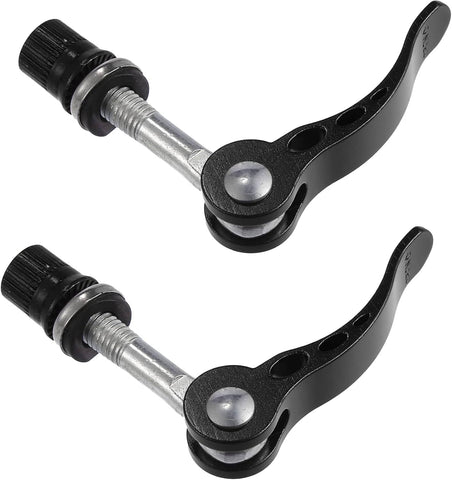 Darrahopens Sports & Fitness > Bikes & Accessories > Bicycle Parts 2pcs M6*65mm Aluminium Alloy Bicycle Seat Post Quick Release Pin Seatpost Skewer Bolt Black