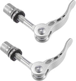 Darrahopens Sports & Fitness > Bikes & Accessories > Bicycle Parts 2pcs M6*65mm Aluminium Alloy Bicycle Seat Post Quick Release Pin Seatpost Skewer Bolt Silver Tone