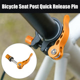 Darrahopens Sports & Fitness > Bikes & Accessories > Bicycle Parts 2pcs M6*65mm Aluminium Alloy Bicycle Seat Post Quick Release Pin Seatpost Skewer Bolt Yellow