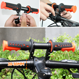 Darrahopens Sports & Fitness > Bikes & Accessories > Bicycle Parts 3 In 1 Kids Bike Mounted Front Seat Detachable With Handlebar Foot Pedal Bicycle Seat for Children 1-8 Years Compatible with All Adult Mountain Bikes