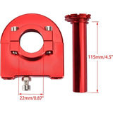 Darrahopens Sports & Fitness > Bikes & Accessories > Bicycle Parts 7/8" 22Mm Twist Throttle Grip With Handlebar Clamp Replacement For 50Cc 70Cc 90Cc 110Cc 125Cc Sport Motocross Dirt Pit