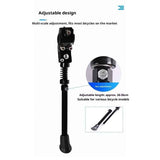 Darrahopens Sports & Fitness > Bikes & Accessories > Bicycle Parts Adjustable Rear Side Kickstand for Mountain, eBike, Road, City & Heavy Bikes   26-36cm Adjustable Bicycle Kickstand