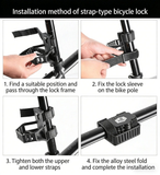 Darrahopens Sports & Fitness > Bikes & Accessories > Bicycle Parts Best-selling Baota Folding Lock Alloy Steel Anti-Hydraulic Cutting 840mm Extended Chain Waterproof & Rustproof Portable Lock  Universal Anti-Theft Device for Bicycles, E-Bikes & Motorcycles