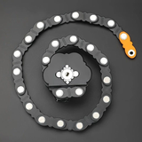 Darrahopens Sports & Fitness > Bikes & Accessories > Bicycle Parts Best-selling Baota Folding Lock Alloy Steel Anti-Hydraulic Cutting 840mm Extended Chain Waterproof & Rustproof Portable Lock  Universal Anti-Theft Device for Bicycles, E-Bikes & Motorcycles