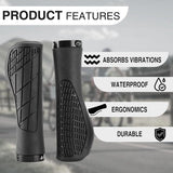 Darrahopens Sports & Fitness > Bikes & Accessories > Bicycle Parts Bicycle grips - Mountain bike grips - 1 pair, including installation tools - Ergonomic bicycle grips | Green Gripps