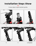 Darrahopens Sports & Fitness > Bikes & Accessories > Bicycle Parts Bicycle Handlebar Extension Black