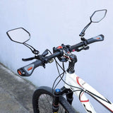 Darrahopens Sports & Fitness > Bikes & Accessories > Bicycle Parts Bicycle Mirrors, Two pcs HD Safety Glass Adjustable Rearview Mirrors for Mountain Bike