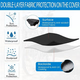Darrahopens Sports & Fitness > Bikes & Accessories > Bicycle Parts Bicycle saddle cover - Waterproof saddle cover - Rainproof saddle cover - Waterproof bicycle saddle cover with drawstring - Outdoor saddle cover - Bicycle accessories - Universal - Rain and dustproof - 24*27 cm - Black
