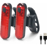 Darrahopens Sports & Fitness > Bikes & Accessories > Bicycle Parts Bike Tail Lights - 2 Pack Bicycle Rear Lights, Usb Rechargeable Cob LED Waterproof Bike Rear Light, 4 Lighting Modes