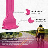 Darrahopens Sports & Fitness > Bikes & Accessories > Bicycle Parts Black Easy-to-use bicycle tire levers (one pair) - quick tire removal and installation tool