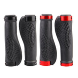 Darrahopens Sports & Fitness > Bikes & Accessories > Bicycle Parts Cycling Lock-On Mtb Ergonomic  Mountain Bike  Rubber  Grips Bicycle Handlebar Au - Black