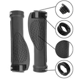 Darrahopens Sports & Fitness > Bikes & Accessories > Bicycle Parts Cycling Lock-On Mtb Ergonomic  Mountain Bike  Rubber  Grips Bicycle Handlebar Au - Black