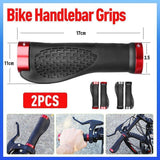 Darrahopens Sports & Fitness > Bikes & Accessories > Bicycle Parts Cycling Lock-On Mtb Ergonomic  Mountain Bike  Rubber  Grips Bicycle Handlebar Au - Black