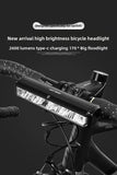 Darrahopens Sports & Fitness > Bikes & Accessories > Bicycle Parts EOS630 1700 Lumen High Brightness Bike Light with Single Bracket Mount - 4000mAh Long Life USB Rechargeable Battery - Aluminium Alloy Horizontal Headlamp for MTB & Road Cycling