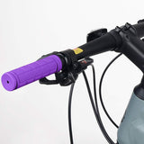Darrahopens Sports & Fitness > Bikes & Accessories > Bicycle Parts Ergonomic Non-Slip Soft Rubber Bicycle Handles, Purple, Pair