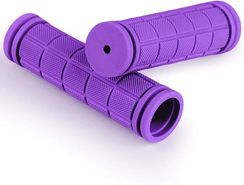 Darrahopens Sports & Fitness > Bikes & Accessories > Bicycle Parts Ergonomic Non-Slip Soft Rubber Bicycle Handles, Purple, Pair