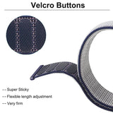 Darrahopens Sports & Fitness > Bikes & Accessories > Bicycle Parts Garmin Watch Strap Compatible with Venu 2S Vivoactive 3 4S 4 Forerunner 245 645 Galaxy Watch 4 Classic 18mm 20mm 22mm 42 46mm Black Nylon Bracelet