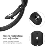 Darrahopens Sports & Fitness > Bikes & Accessories > Bicycle Parts Garmin Watch Strap Compatible with Venu 2S Vivoactive 3 4S 4 Forerunner 245 645 Galaxy Watch 4 Classic 18mm 20mm 22mm 42 46mm Black Nylon Bracelet