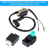 Darrahopens Sports & Fitness > Bikes & Accessories > Bicycle Parts Ignition Coil CDI Regulator Compatible with 110cc 125cc 140cc Trail Dirt Bike Quad ATV DEBUNS