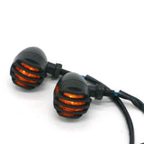 Darrahopens Sports & Fitness > Bikes & Accessories > Bicycle Parts LED Motorcycle Turn Signals - 2 Pack Universal Bullet Blinker, Wire Rear Mount Signal Lights Kit for Motorcycles, Bobbers, Bikes