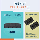 Darrahopens Sports & Fitness > Bikes & Accessories > Bicycle Parts Magura HS11 HS22 HS33 Compatible High Power Durable 2 Pairs 50mm Brake Pads