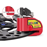Darrahopens Sports & Fitness > Bikes & Accessories > Bicycle Parts Motorcycle Alarm Disc Lock Motor Bike Brake Security Electric Rotor Bike Lock RED