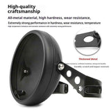 Darrahopens Sports & Fitness > Bikes & Accessories > Bicycle Parts Motorcycle Universal 7" Headlight Housing Shell Lamp Bracket Bottom Mount Bucket Fits Compatible Cafe Racer