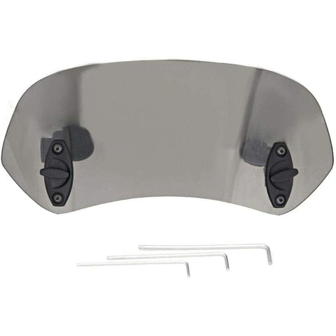 Darrahopens Sports & Fitness > Bikes & Accessories > Bicycle Parts Motorcycle Windshield Adjustable Clip-On Windshield Wind Deflector Windscreen Accessories for Motorcycle Tawny