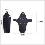 Darrahopens Sports & Fitness > Bikes & Accessories > Bicycle Parts Mountain Bike Mud Guard Set Lightweight Front and Rear Fenders for MTB Bicycle