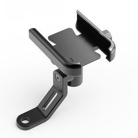 Darrahopens Sports & Fitness > Bikes & Accessories > Bicycle Parts New M3 Aluminium Motorcycle Phone Holder Rearview Mirror Mount 360 Rotation Anti-Shake Metal Bracket for Scooter Motorbike 4-7 Inch Phones Black