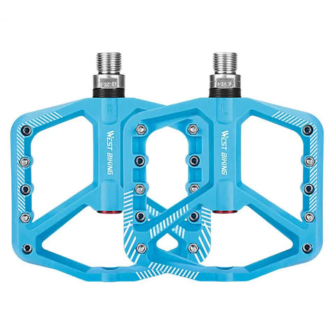 Darrahopens Sports & Fitness > Bikes & Accessories > Bicycle Parts Non-slip Wide Pedals Repair Function Blue 1 Pair