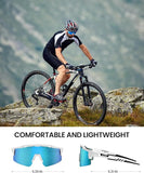 Darrahopens Sports & Fitness > Bikes & Accessories > Bicycle Parts OutdoorMaster Hawk II Polarized Sports Sunglasses for Men Women, TAC 100% UV400 Protection TR90 Frame Cycling Sunglasses, Baseball Running Fishing Golf Glasses
