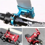 Darrahopens Sports & Fitness > Bikes & Accessories > Bicycle Parts Phone holder for bicycle and motorcycle - Universal phone holder - 360° rotatable and tiltable - Bicycle accessories - Black