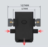 Darrahopens Sports & Fitness > Bikes & Accessories > Bicycle Parts Phone Stand - Bike Phone Holder - Anti-slip Design - Lock in One Second - 360° Rotation - Suitable for Bicycle and Motorcycle Handlebars from 15mm to 28mm, Compatible with Smartphones from 4.7 to 7.1 Inches - Black