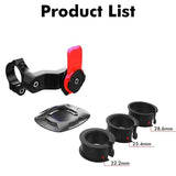 Darrahopens Sports & Fitness > Bikes & Accessories > Bicycle Parts Quad Lock Out Front Bike Mount Twist Lock Mountain Bike Cradle Compatible with Samsung Xiaomi