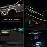 Darrahopens Sports & Fitness > Bikes & Accessories > Bicycle Parts Reflective Stickers Bicycle - 5-pack - Reflective Tape - Reflector Sticker - Self-adhesive safety tape - Waterproof - Warning tape - 8 meters x 10 mm