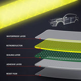 Darrahopens Sports & Fitness > Bikes & Accessories > Bicycle Parts Reflective Stickers for Bicycle Safety, 1cm x 8m Waterproof Self-Adhesive Reflective Tape