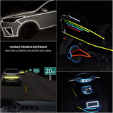 Darrahopens Sports & Fitness > Bikes & Accessories > Bicycle Parts Reflective Stickers for Bicycle Safety, 1cm x 8m Waterproof Self-Adhesive Reflective Tape