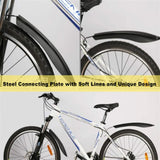 Darrahopens Sports & Fitness > Bikes & Accessories > Bicycle Parts Removable Mudguard Mountain Bike Parts Bicycle Accessories Black-Iron
