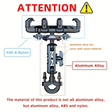 Darrahopens Sports & Fitness > Bikes & Accessories > Bicycle Parts Shockproof Phone Mount, Compatible with Bicycles/Motorcycles/Scooters/ATVs, 720-Degree Rotation Anti-Shake, Fits 4.5-7 Inch Smartphones