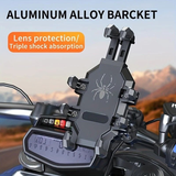 Darrahopens Sports & Fitness > Bikes & Accessories > Bicycle Parts Shockproof Phone Mount, Compatible with Bicycles/Motorcycles/Scooters/ATVs, 720-Degree Rotation Anti-Shake, Fits 4.5-7 Inch Smartphones