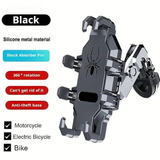 Darrahopens Sports & Fitness > Bikes & Accessories > Bicycle Parts Shockproof Phone Mount, Compatible with Bicycles/Motorcycles/Scooters/ATVs, 720-Degree Rotation Anti-Shake, Fits 4.5-7 Inch Smartphones