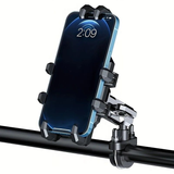 Darrahopens Sports & Fitness > Bikes & Accessories > Bicycle Parts Shockproof Phone Mount, Compatible with Bicycles/Motorcycles/Scooters/ATVs, 720-Degree Rotation Anti-Shake, Fits 4.5-7 Inch Smartphones
