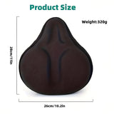 Darrahopens Sports & Fitness > Bikes & Accessories > Bicycle Parts Soft Silicone Bicycle Seat Cover Comfortable Mountain Bike Cushion Thickened