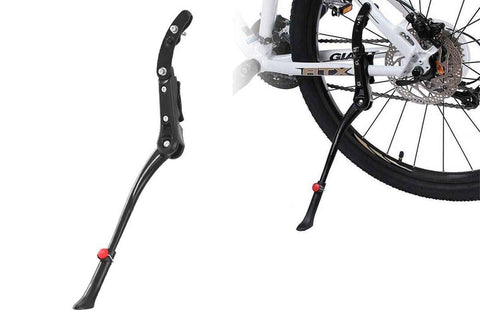 Darrahopens Sports & Fitness > Bikes & Accessories > Bicycle Parts Strong Bike Bicycle Adjustable Side Kickstand Aluminum Alloy Foot Kick Stand for Mountain & Road Bikes