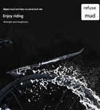 Darrahopens Sports & Fitness > Bikes & Accessories > Bicycle Parts Style E Black Lightweight Bicycle Rear Mudguard - Adjustable PP5 Fender for MTB, Road & Folding Bikes (NOT for V-Brakes)