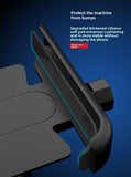 Darrahopens Sports & Fitness > Bikes & Accessories > Bicycle Parts Universal Aluminium Motorcycle Phone Holder Handlebar Mount 360 Rotation Anti-Shake CNC Metal for Bike Scooter 4-7 Inch Phones Black
