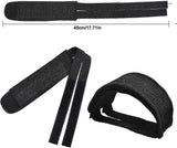 Darrahopens Sports & Fitness > Bikes & Accessories > Bicycle Parts Universal Bicycle Pedal Straps, Adjustable Non-Slip Double Adhesive Toe Clips, 1 Pair Nylon Pedal Accessories
