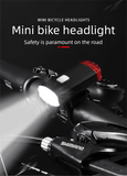 Darrahopens Sports & Fitness > Bikes & Accessories > Bicycle Parts USB Rechargeable Mini Bike Light Front & Rear Combo - 150 Lumen LED High Brightness Safety Lamp for Cycling - IPX8 Waterproof Aluminium Helmet & Handlebar Light - Black