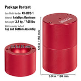 Darrahopens Sports & Fitness > Bikes & Accessories > Bicycle Parts VEVOR Ice Ball Press, 6cm Ice Ball Maker, Aircraft Al Alloy Ice Ball Press Kit for 60mm Ice Sphere, Ice Press with Tong and Drip Tray, for Whiskey, Cocktail, Bourbon, Scot on Party & Holiday, Red